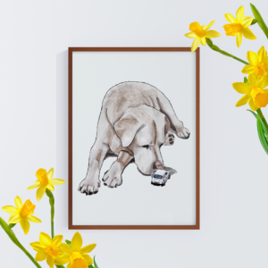 personalizowany portret pupila – ilustracja na zamówienie