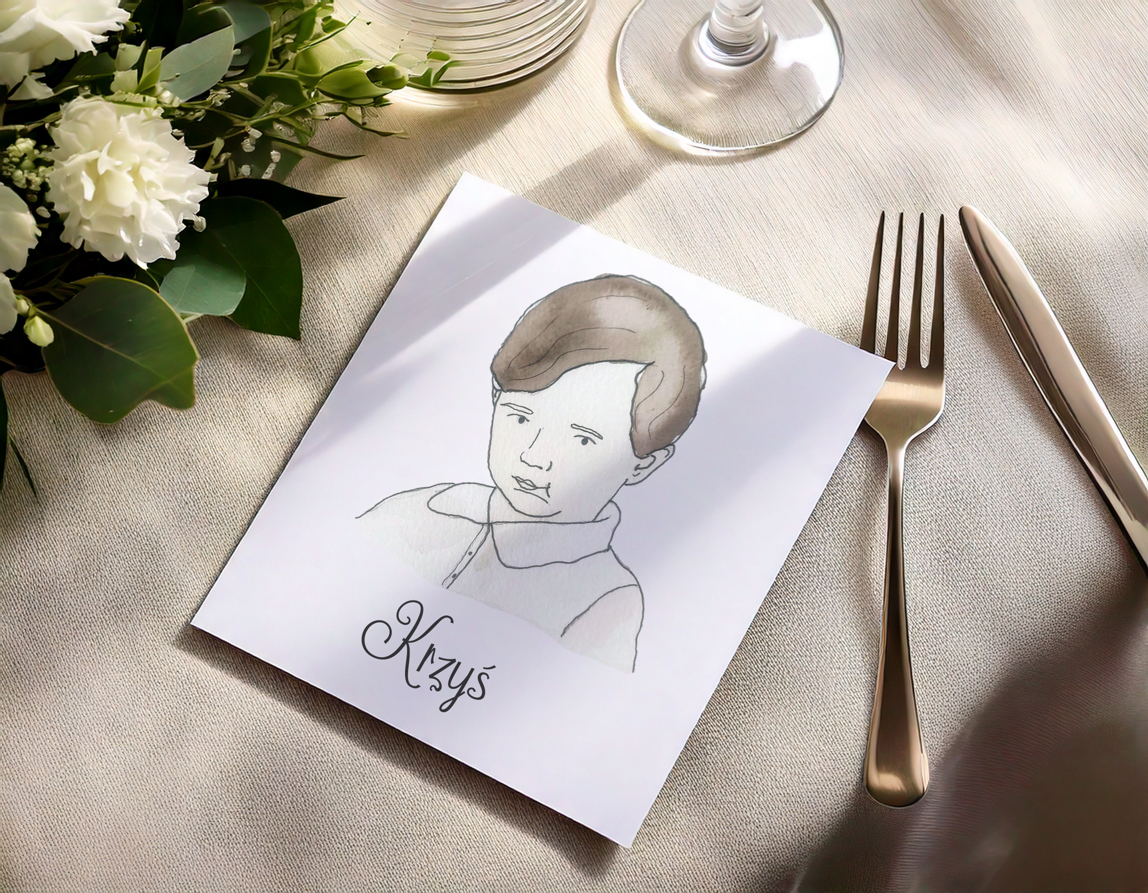 malowane winietki live art art by zuska na zamówienie