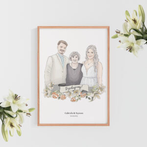 Portret na podziękowanie dla dziadków